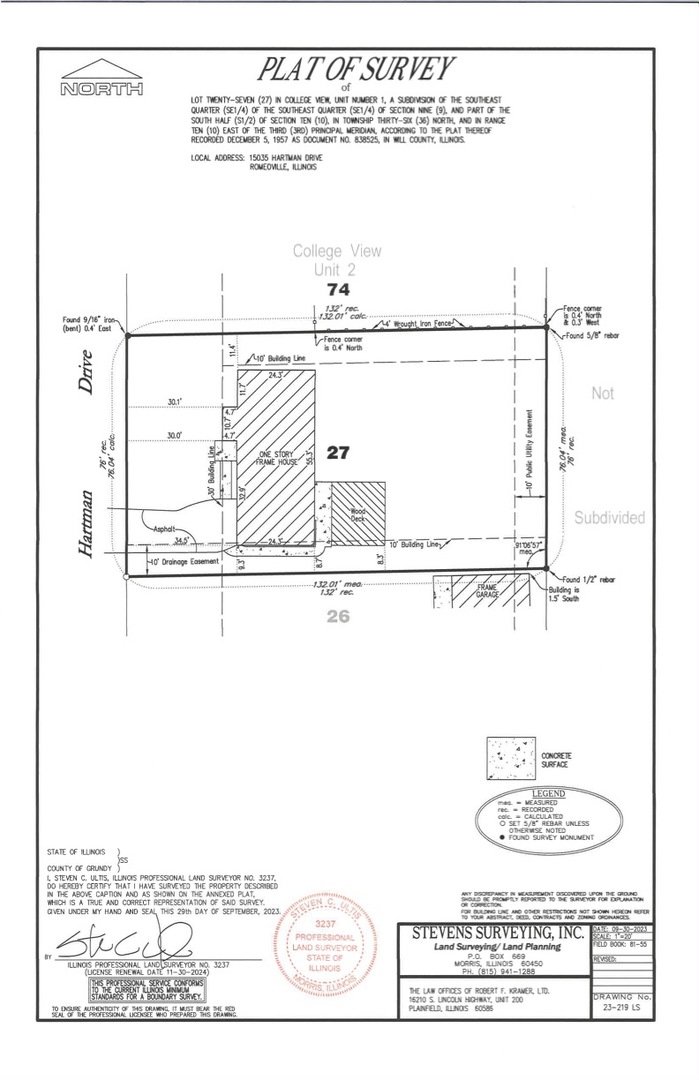 15035 Hartman Drive, Romeoville, IL 60446