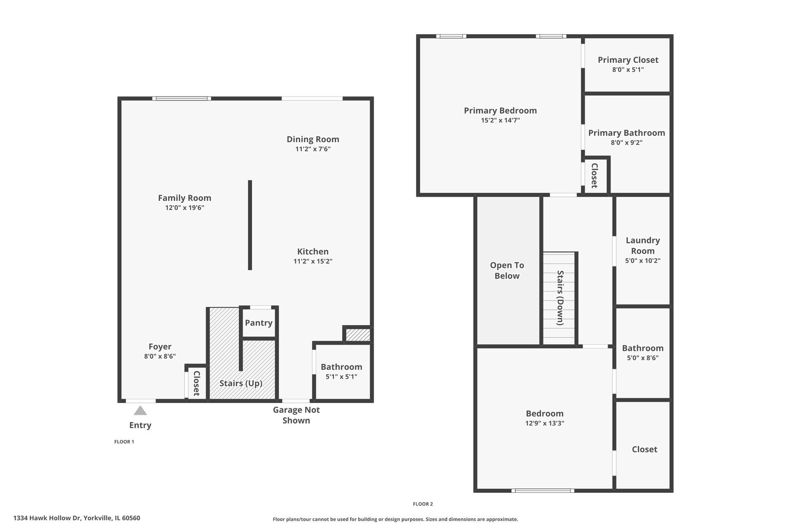 1334 Hawk Hollow Drive, Yorkville, IL 60560