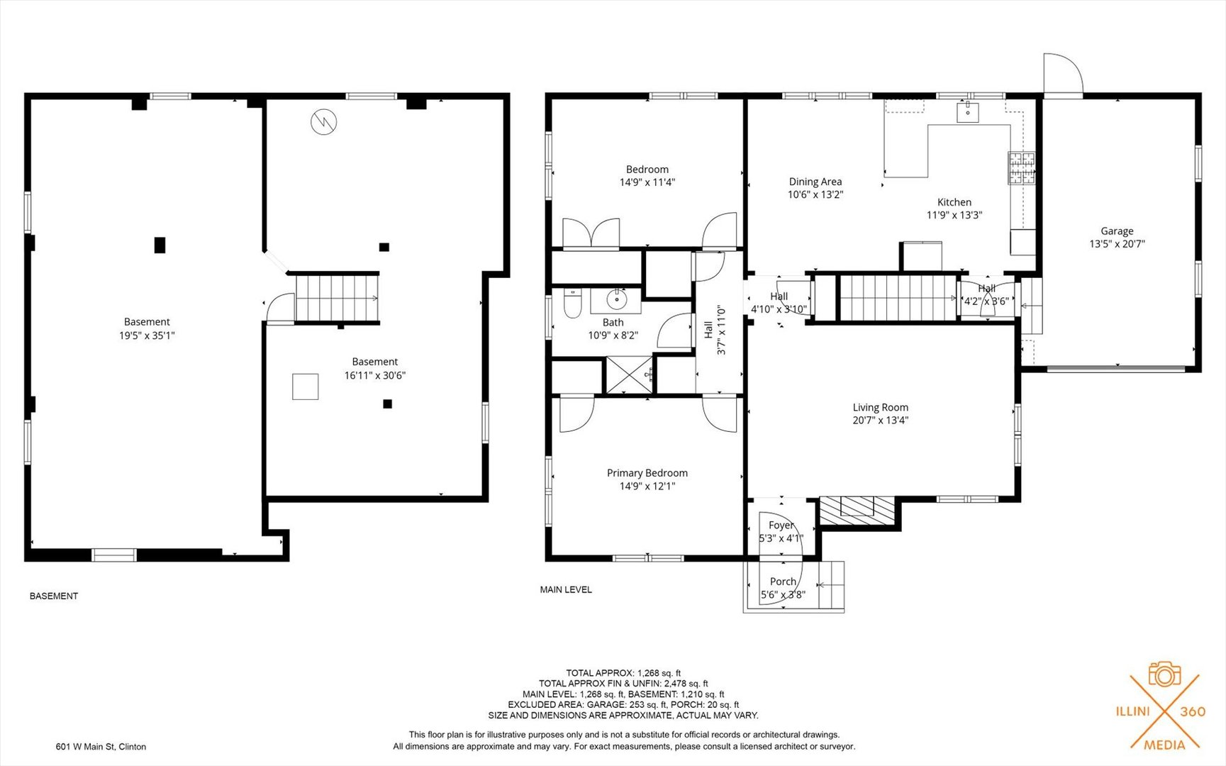 601 W Main Street, Clinton, IL 61727