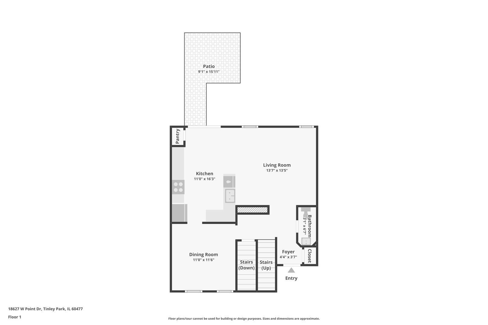 18627 W Point Drive, Tinley Park, IL 60477