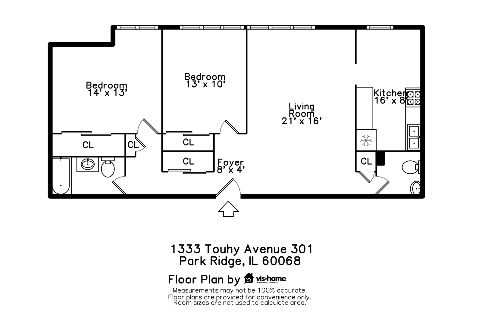 1333 W TOUHY Avenue #301, Park Ridge, IL 60068