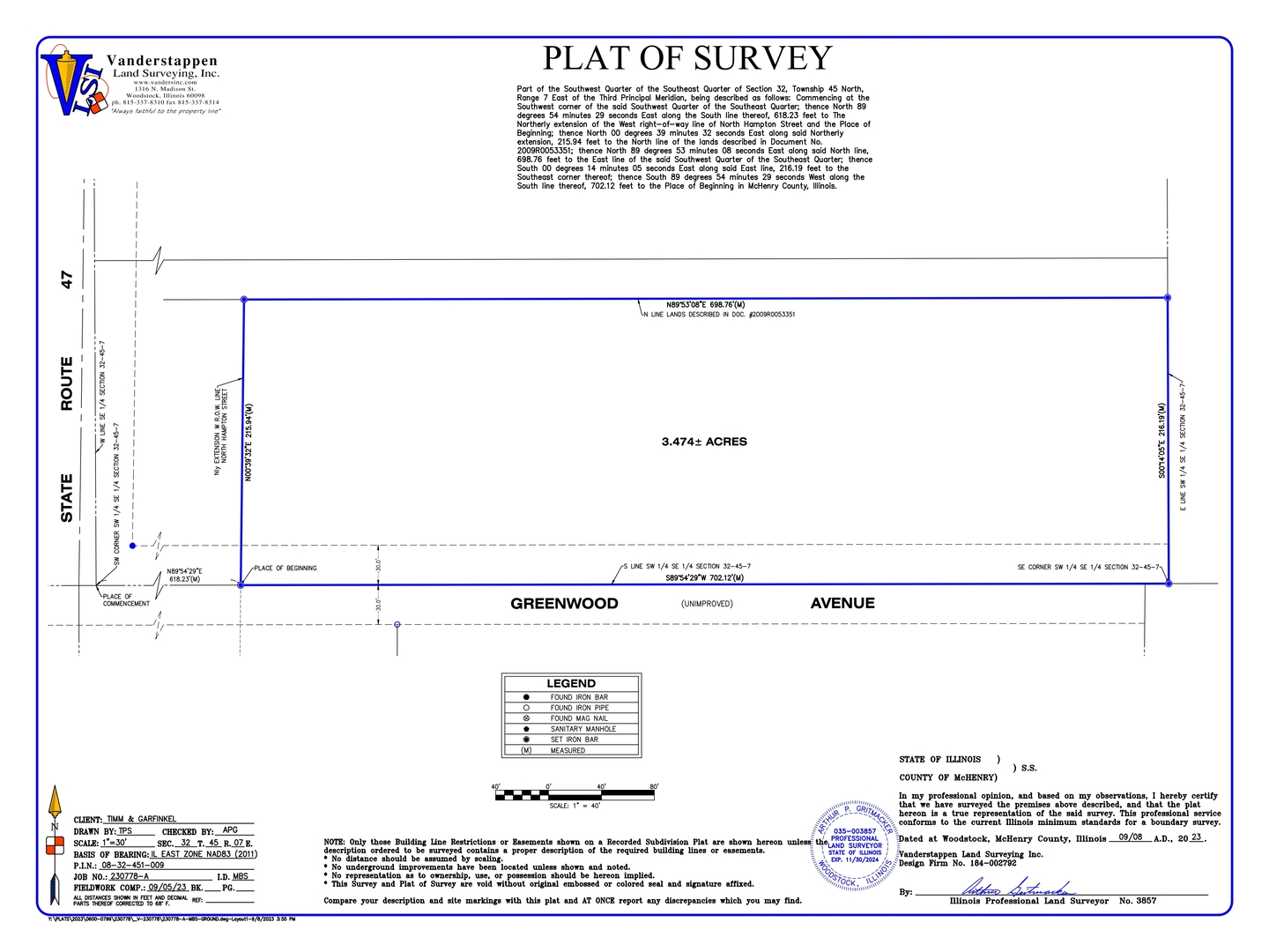 Lots 8 & 9 Greenwood Circle, Woodstock, IL 60098