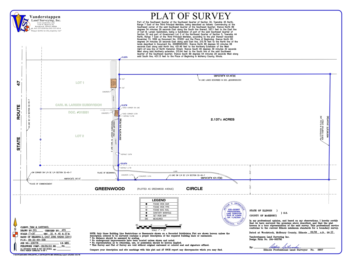 Lots 8 & 9 Greenwood Circle, Woodstock, IL 60098