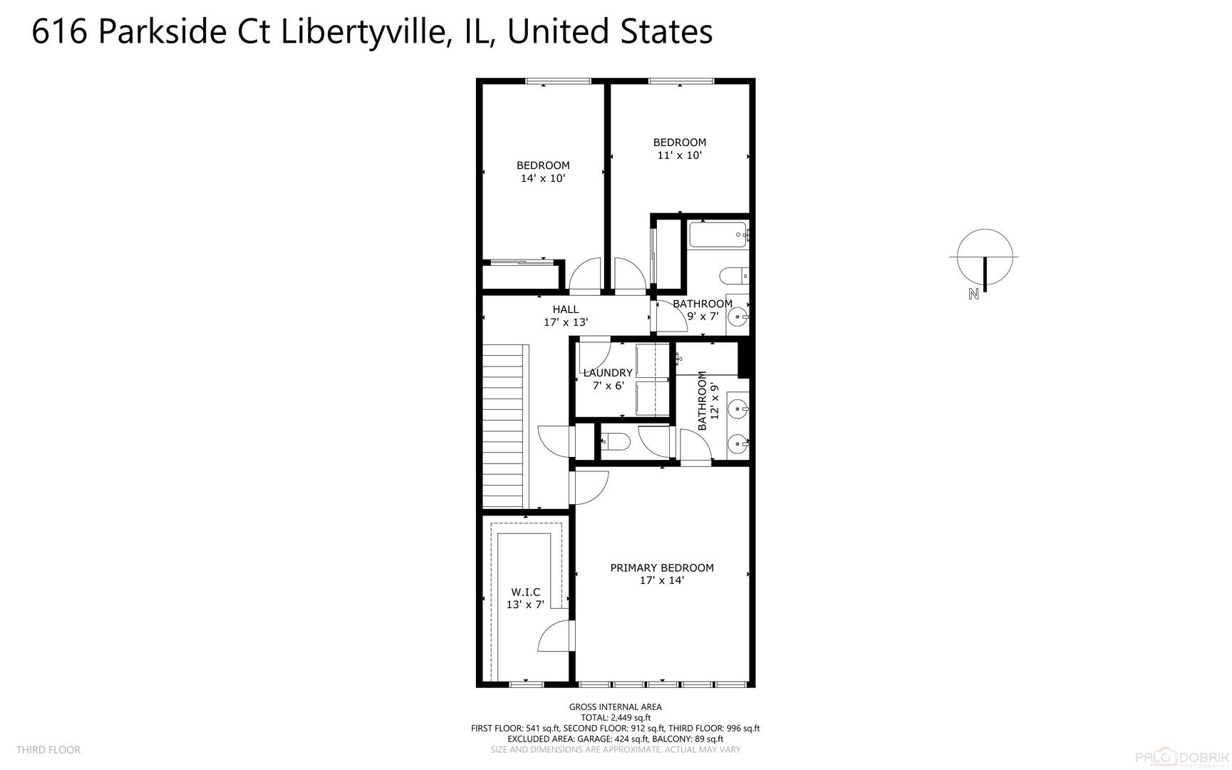 616 Parkside Court, Libertyville, IL 60048