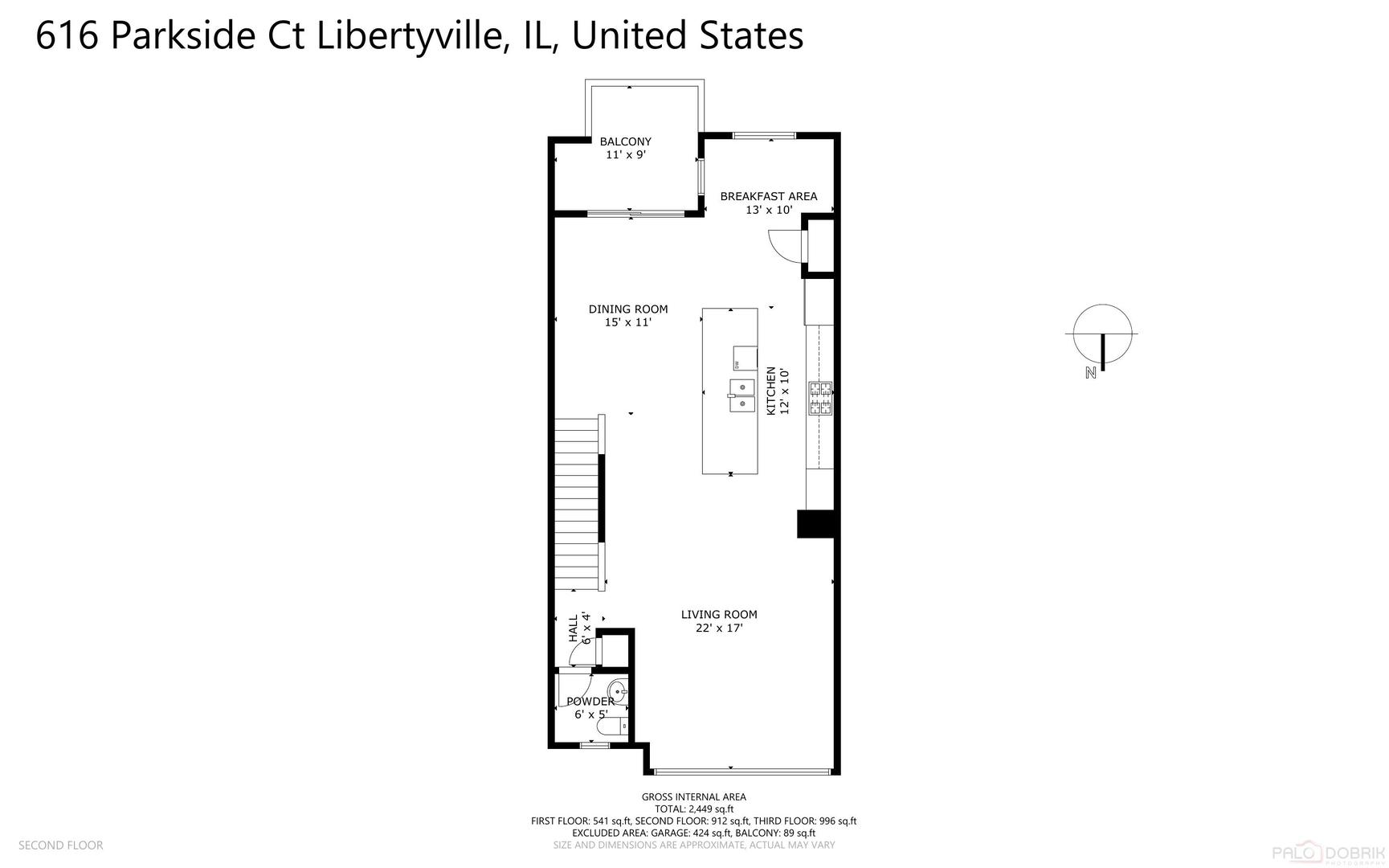 616 Parkside Court, Libertyville, IL 60048