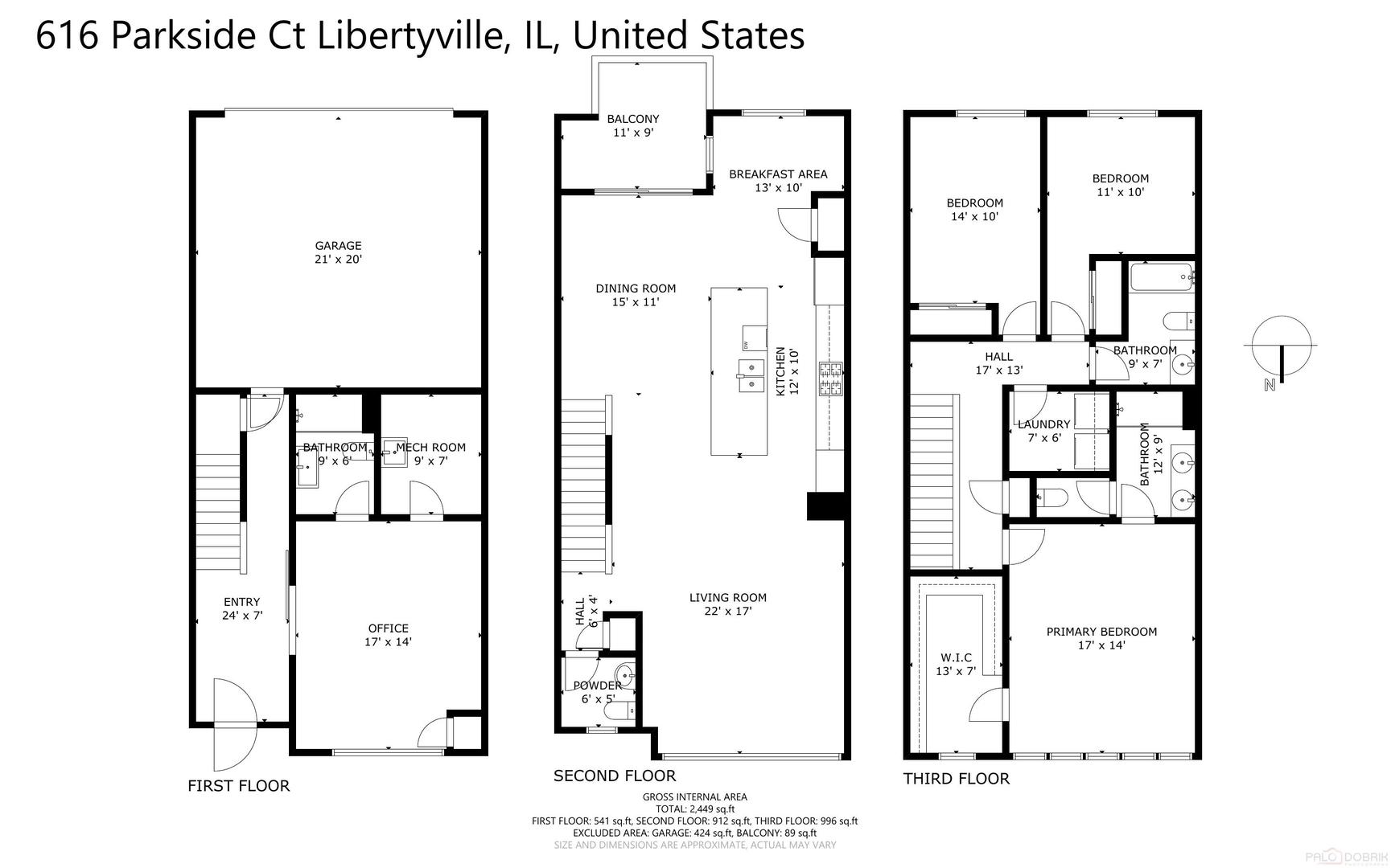 616 Parkside Court, Libertyville, IL 60048