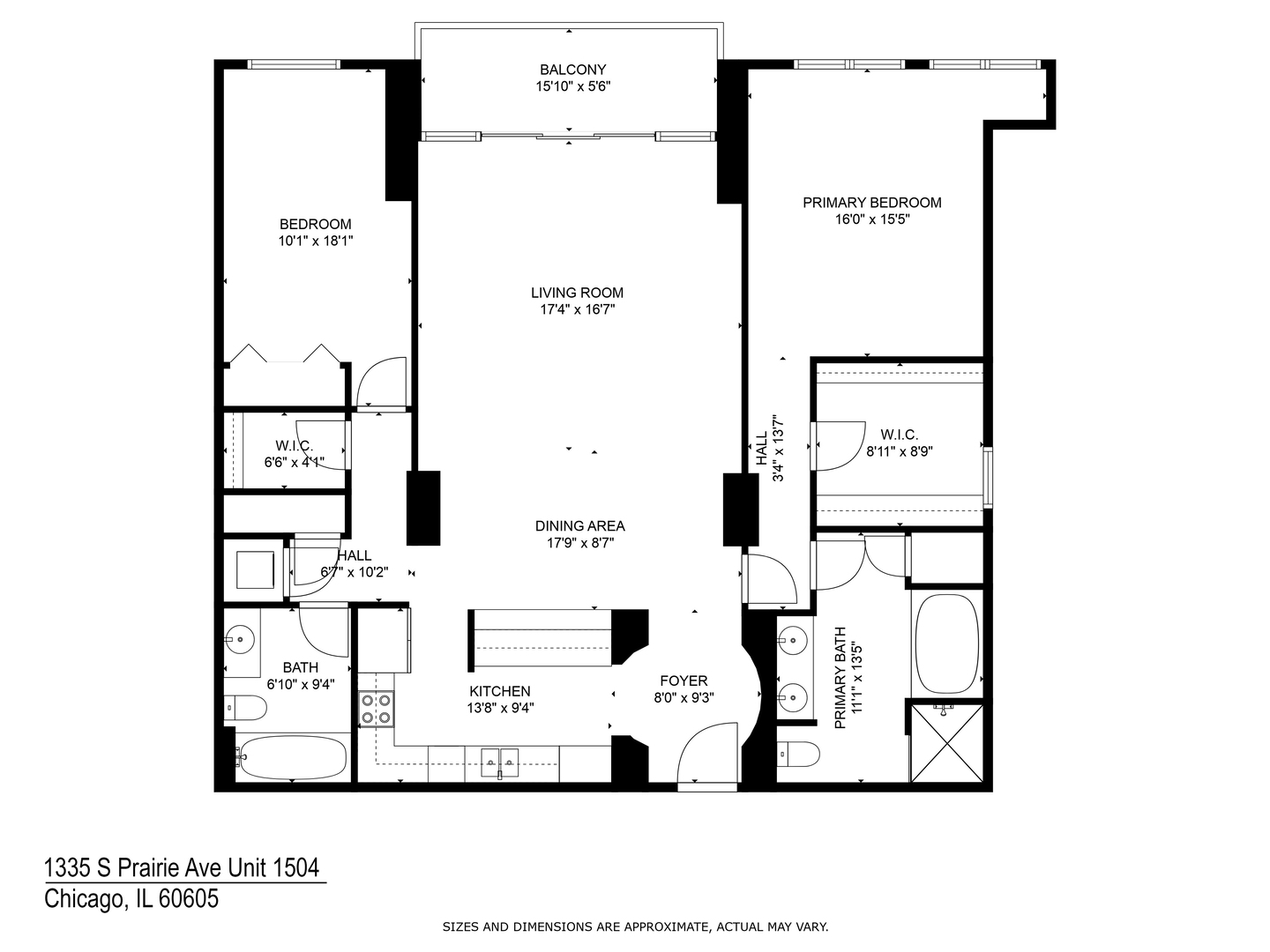1335 S PRAIRIE Avenue #1504, Chicago, IL 60605