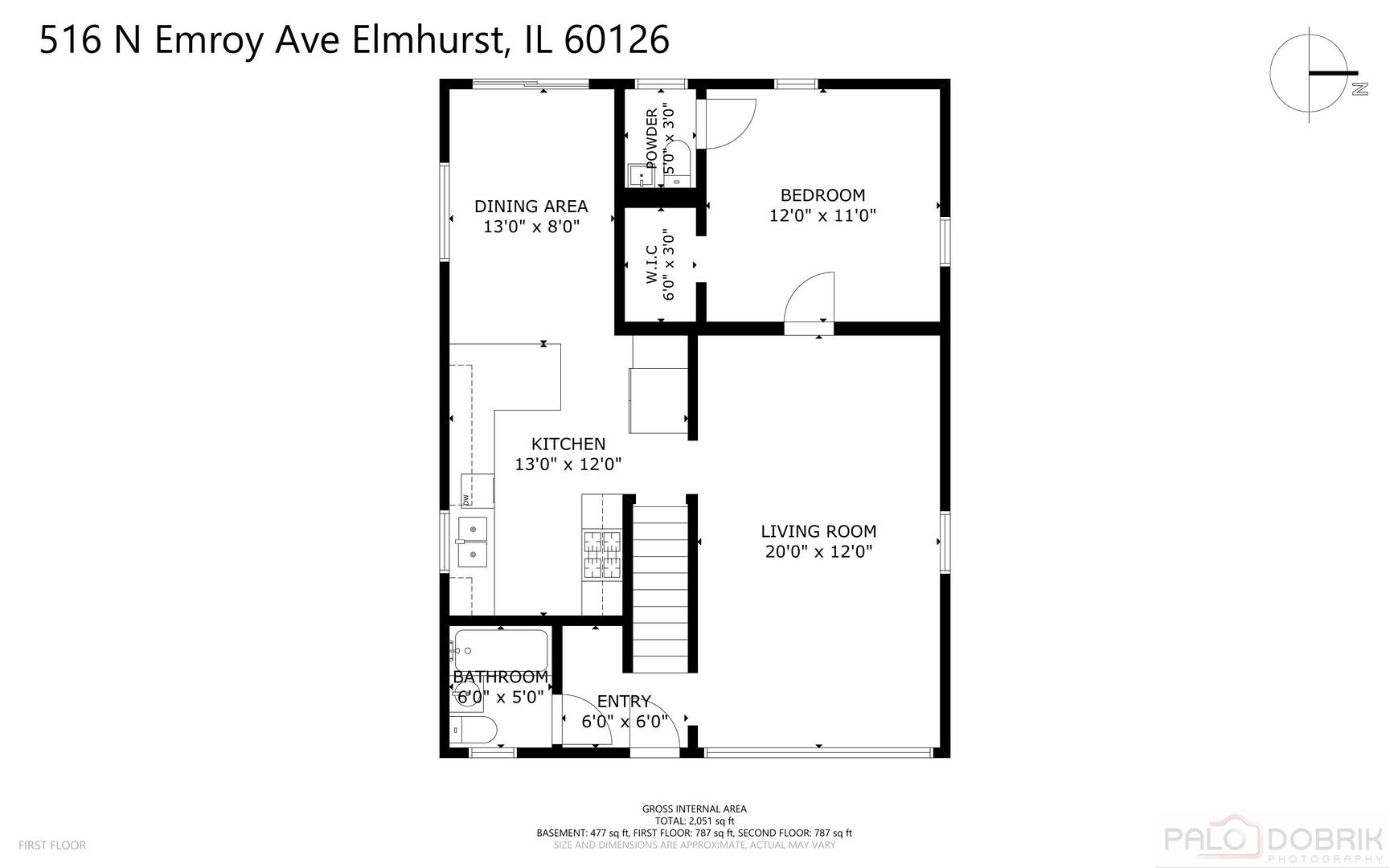 516 N Emroy Avenue, Elmhurst, IL 60126