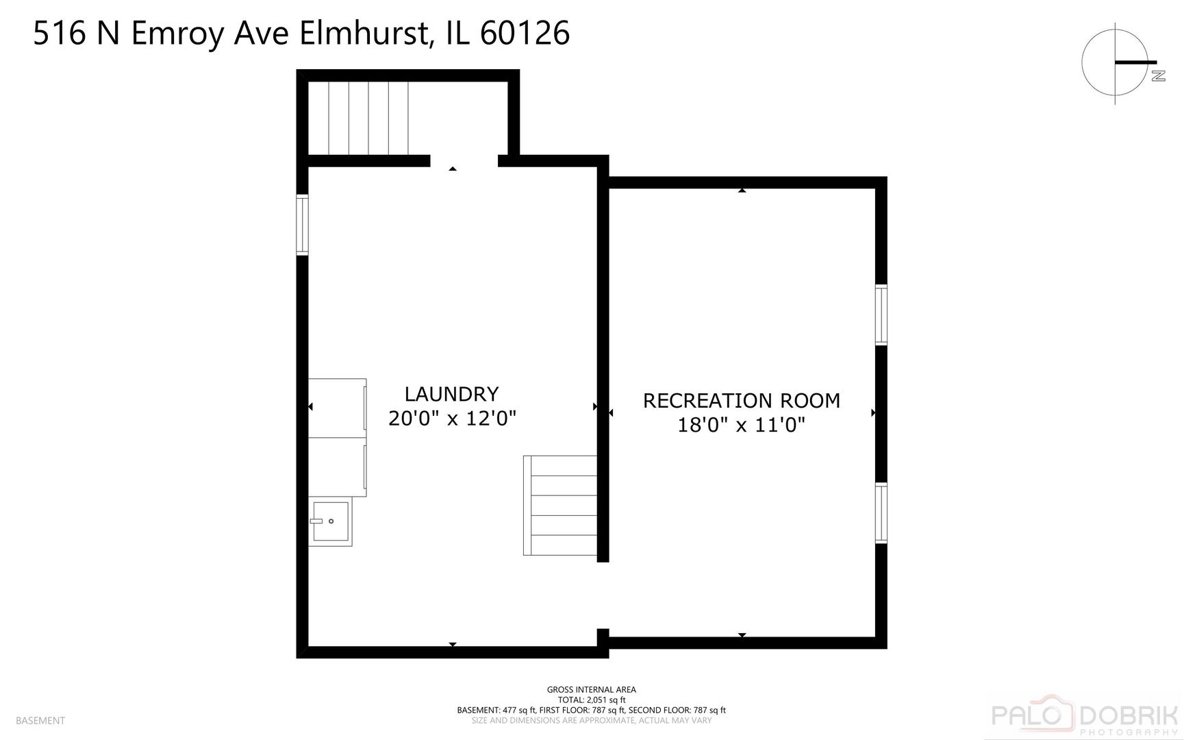 516 N Emroy Avenue, Elmhurst, IL 60126