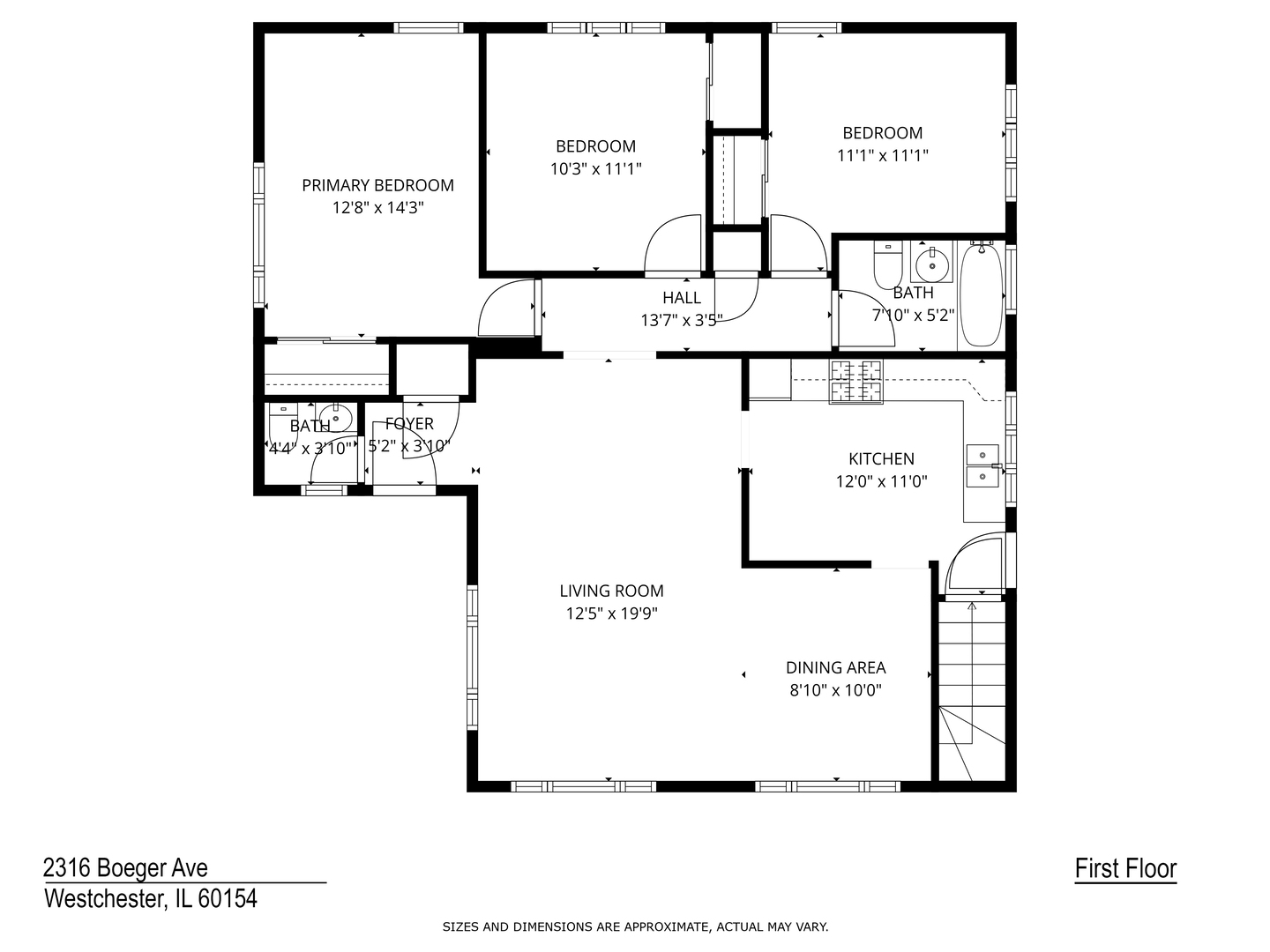 2316 Boeger Avenue, Westchester, IL 60154