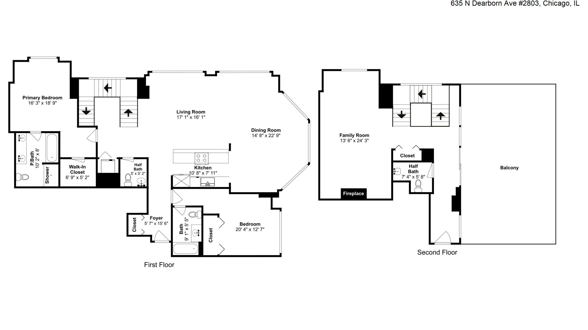 635 N Dearborn Street #2803, Chicago, IL 60654