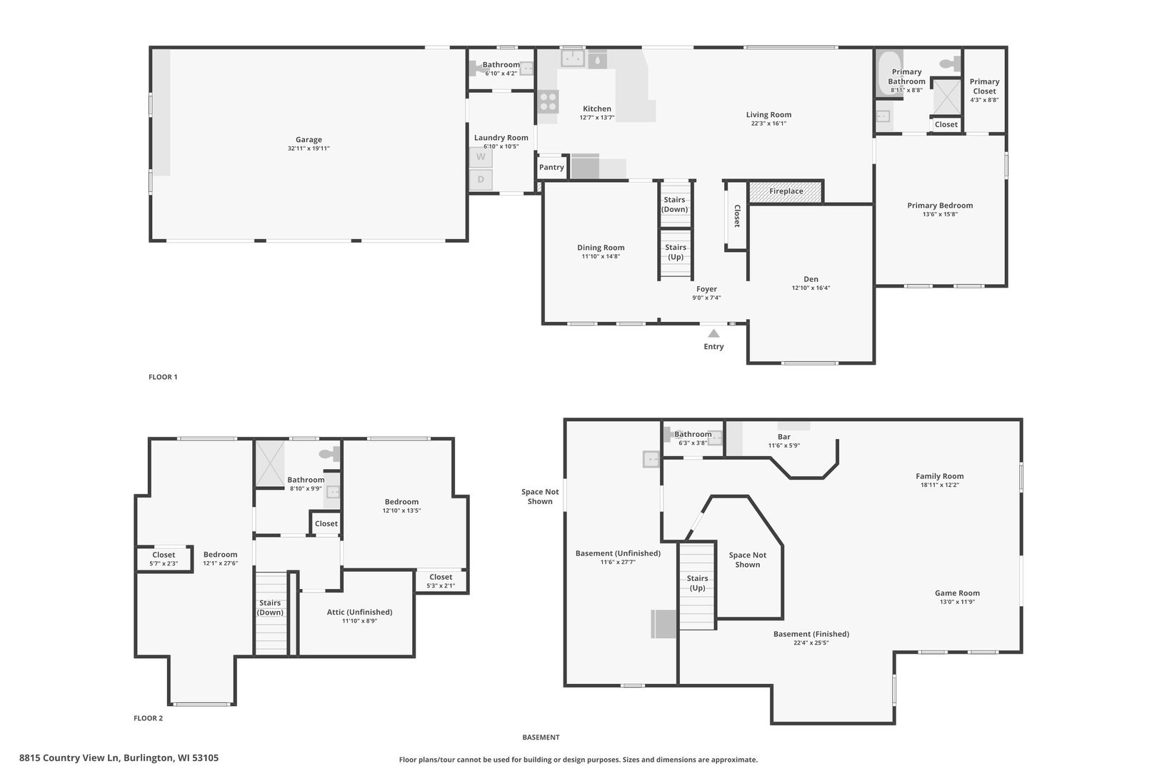 8815 Country View Lane, Burlington, WI 53105