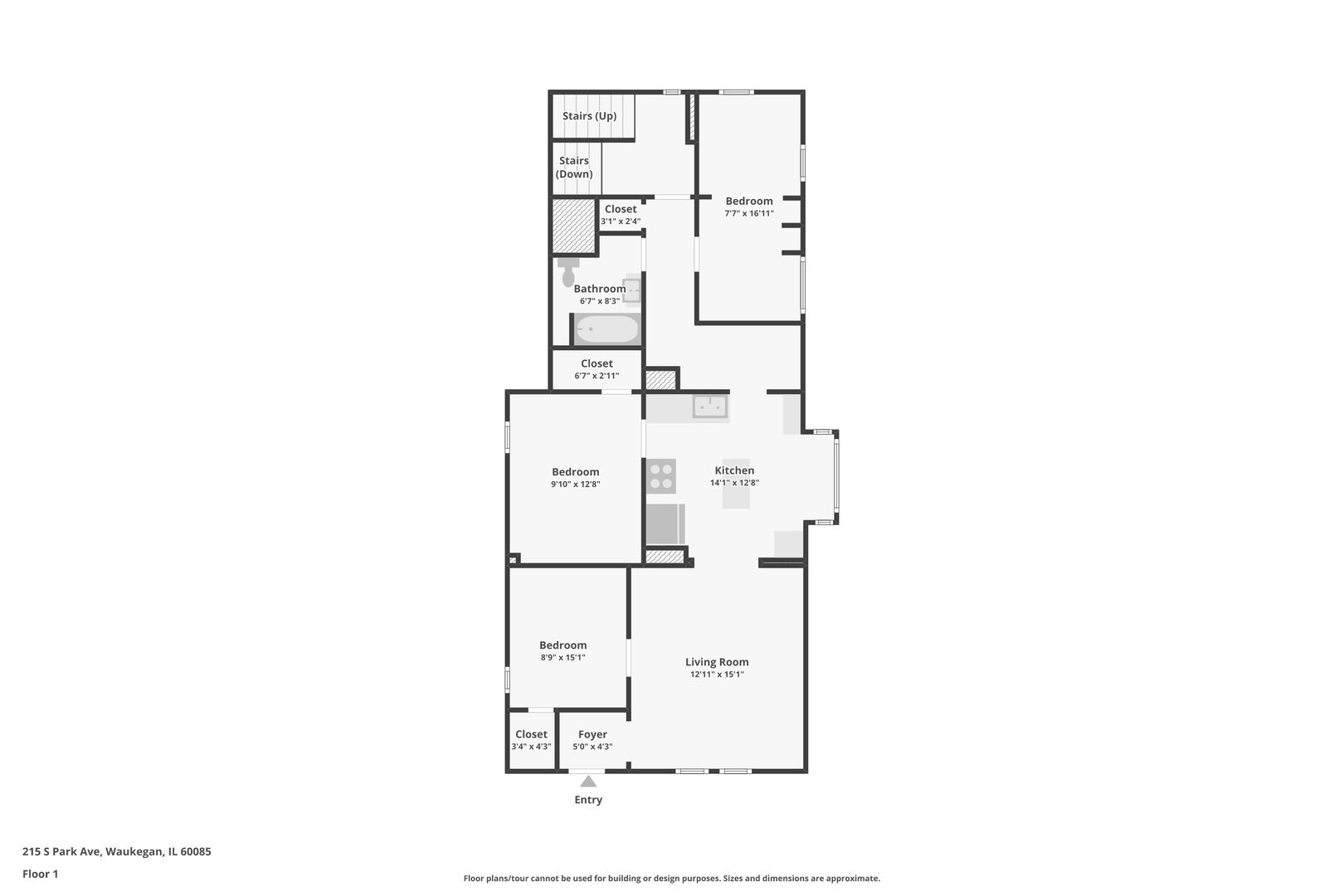 215 S Park Avenue, Waukegan, IL 60085