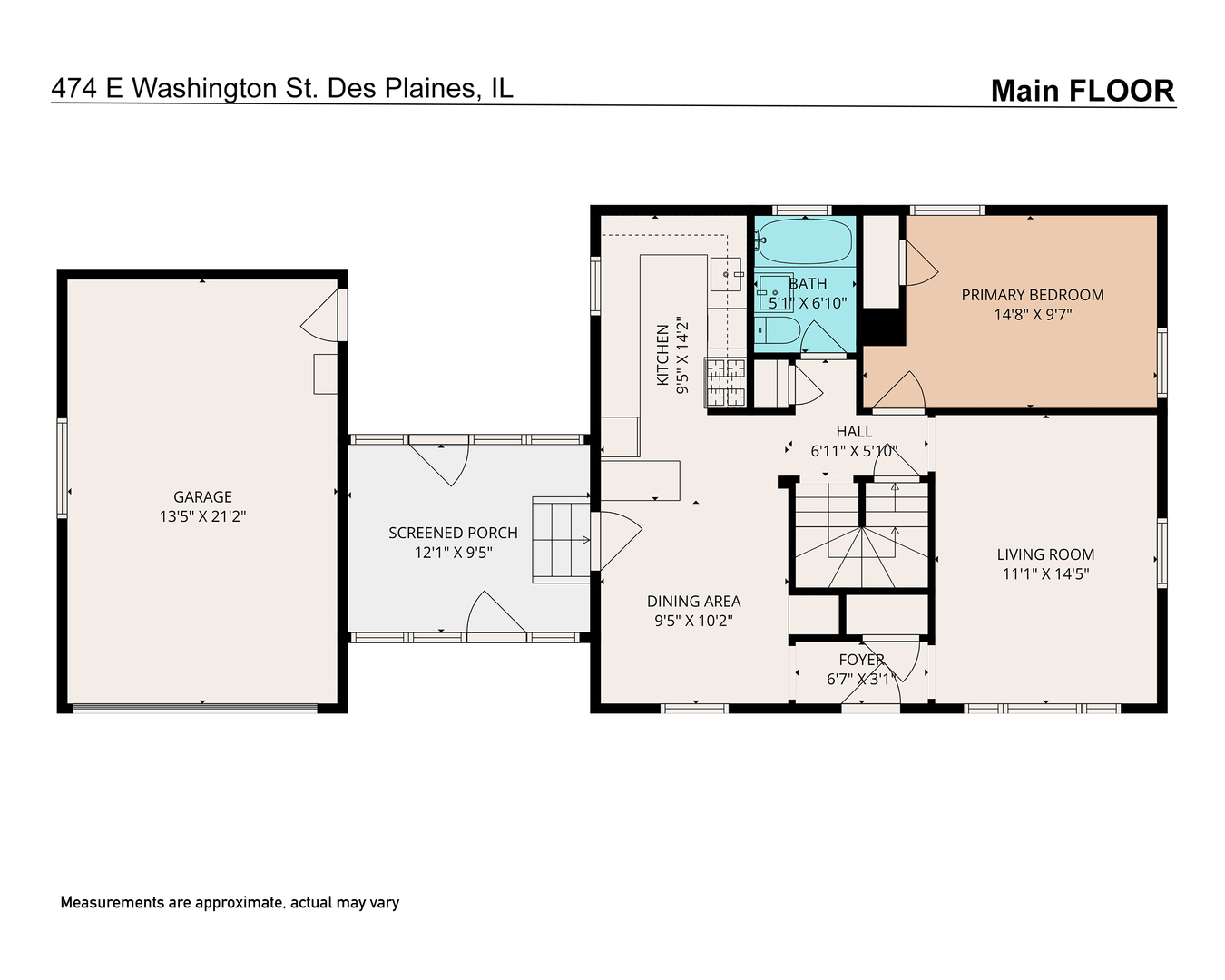 474 E Washington Street, Des Plaines, IL 60016