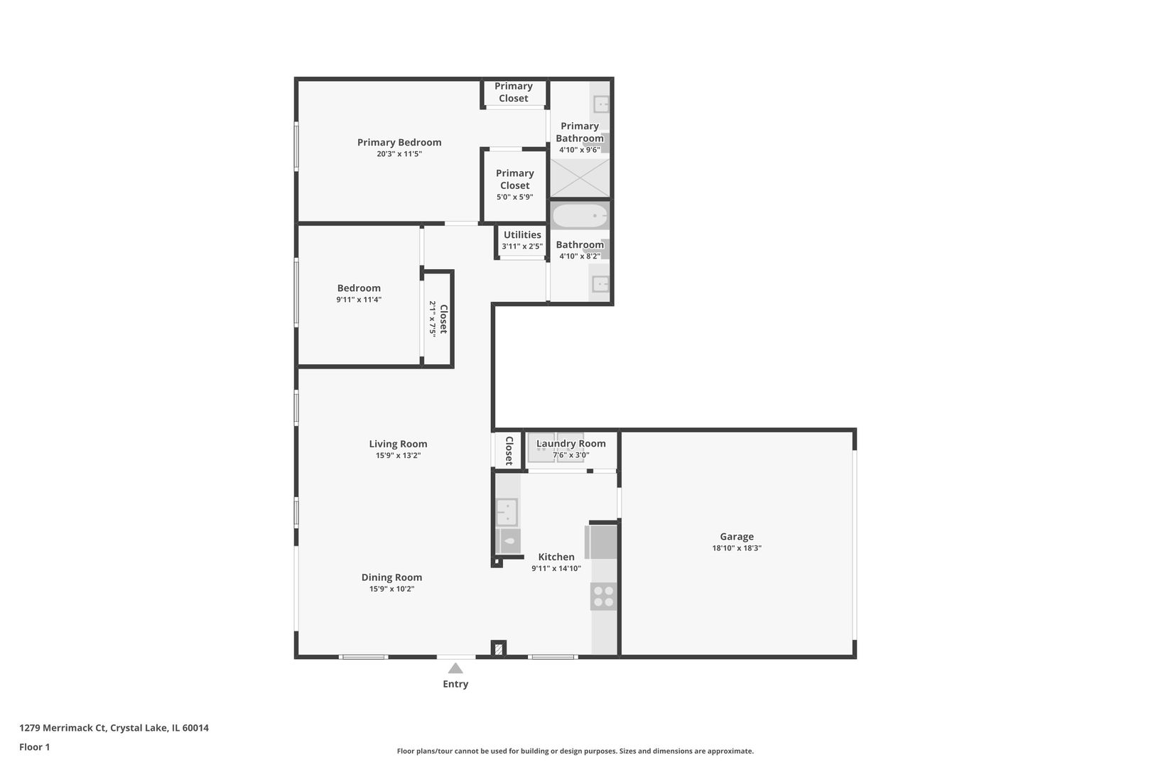 1279 Merrimack Court, Crystal Lake, IL 60014