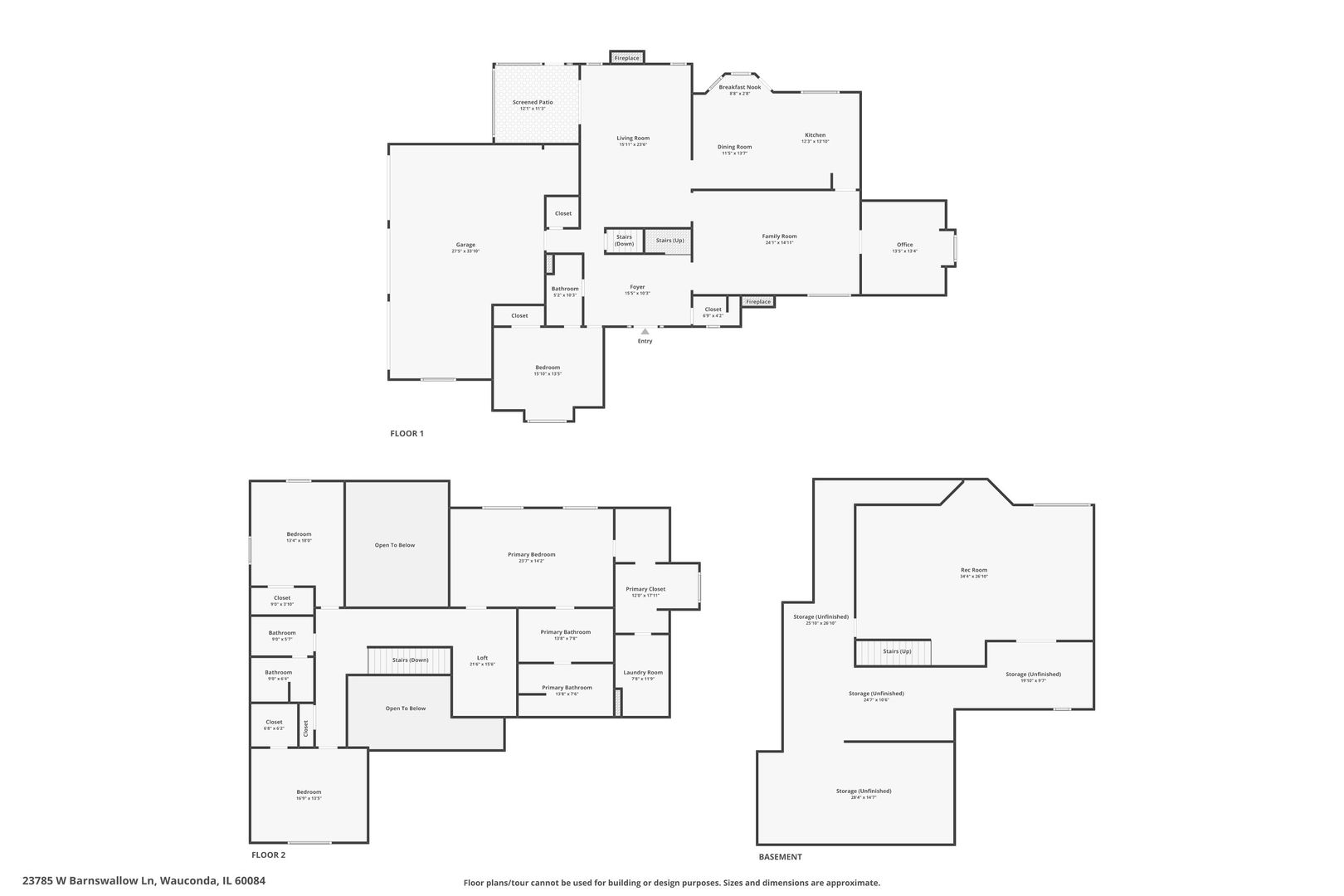 23785 W Barnswallow Lane, Wauconda, IL 60084