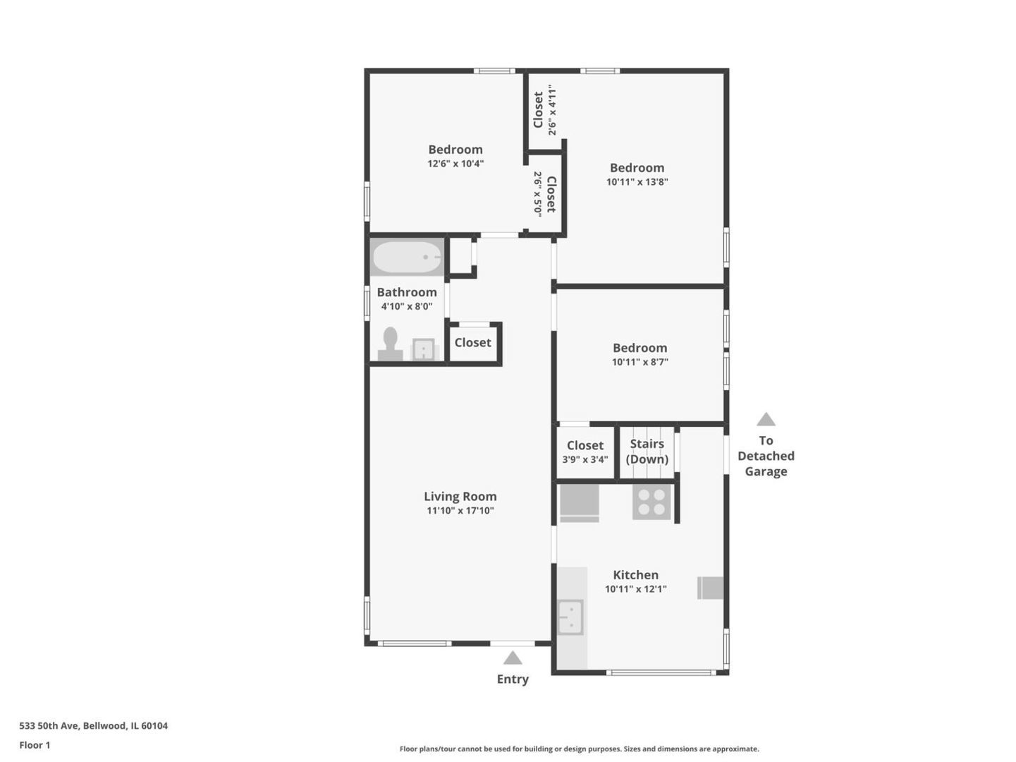 533 50th Avenue, Bellwood, IL 60104