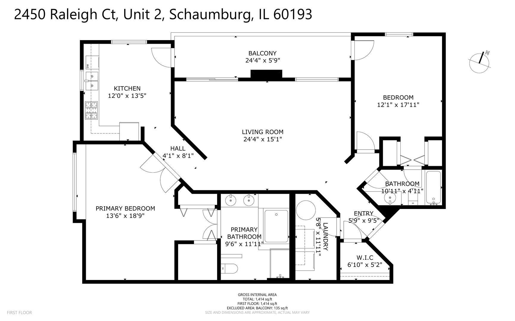 2450 Raleigh Court #2, Schaumburg, IL 60193