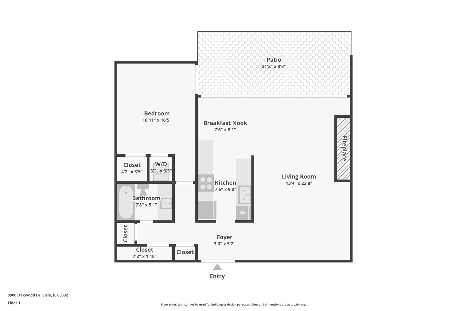 5900 Oakwood Drive #1K, Lisle, IL 60532