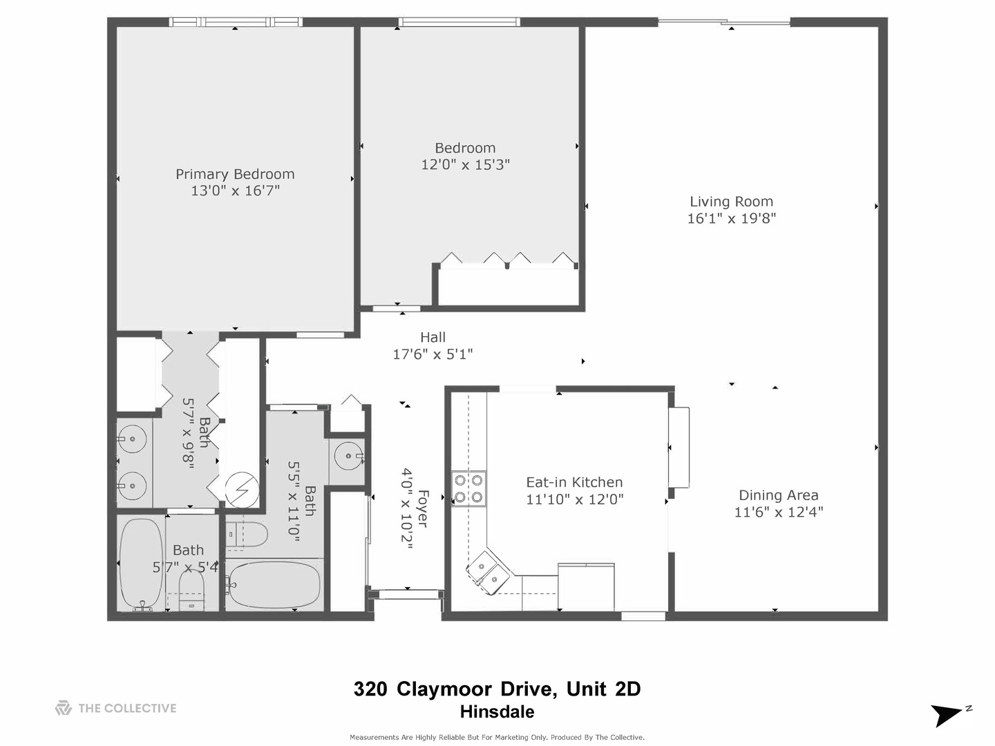 320 Claymoor Road #2D, Hinsdale, IL 60521