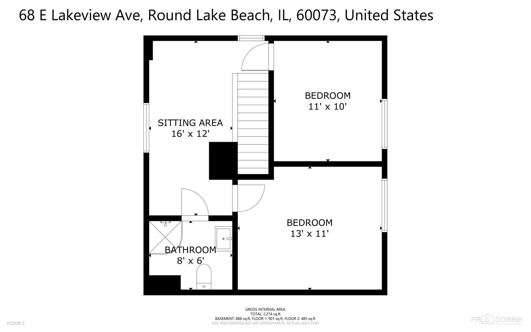 68 E Lakeview Avenue, Round Lake Beach, IL 60073