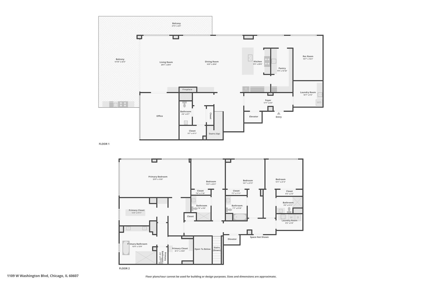 1109 W WASHINGTON Boulevard #8A, Chicago, IL 60607