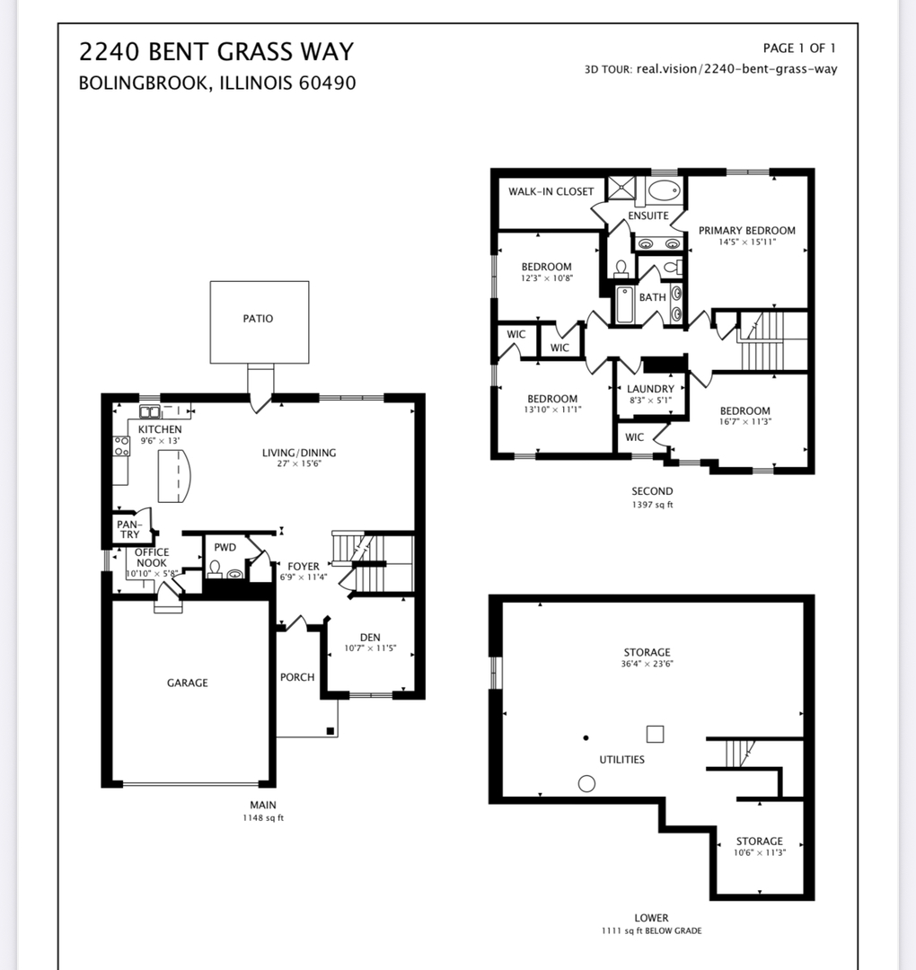 2240 Bent Grass Way, Bolingbrook, IL 60490