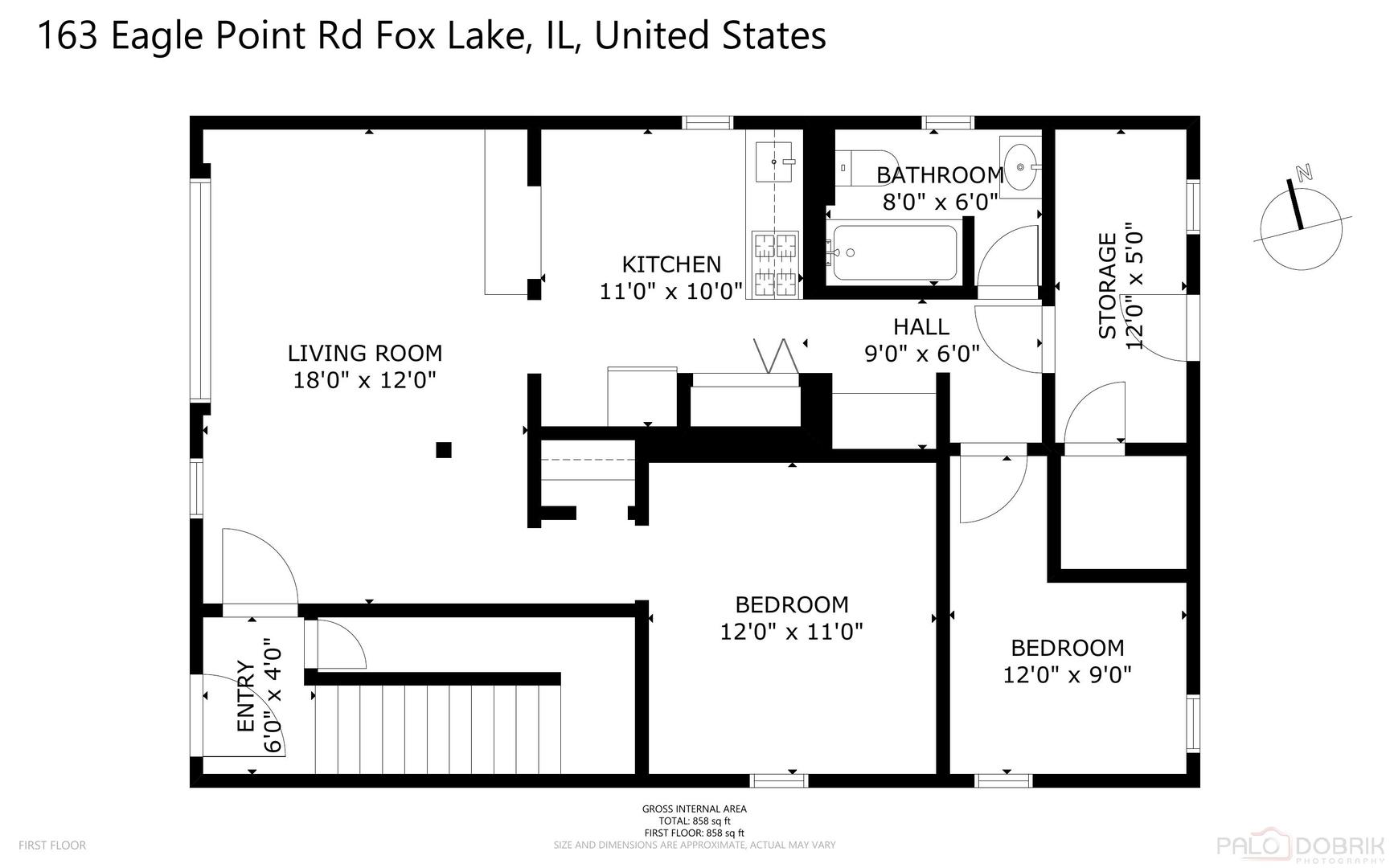 163 Eagle Point Road #1, Fox Lake, IL 60020