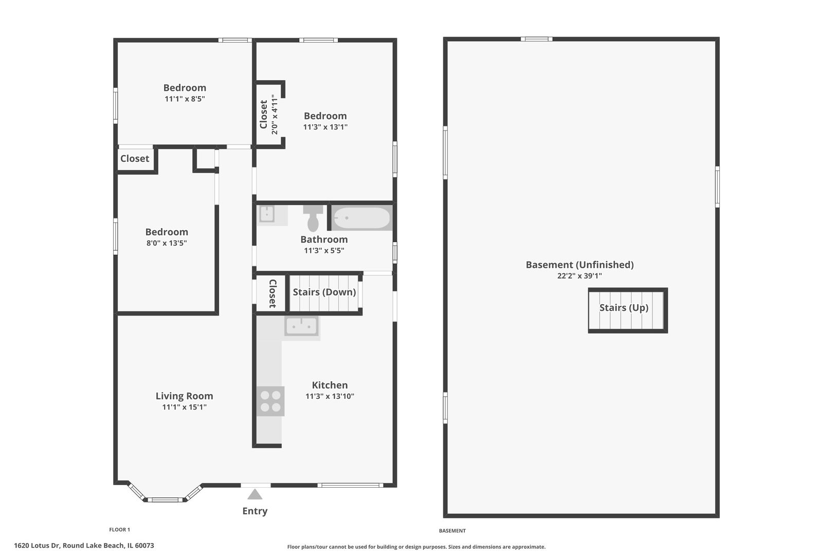 1620 Lotus Drive, Round Lake Beach, IL 60073