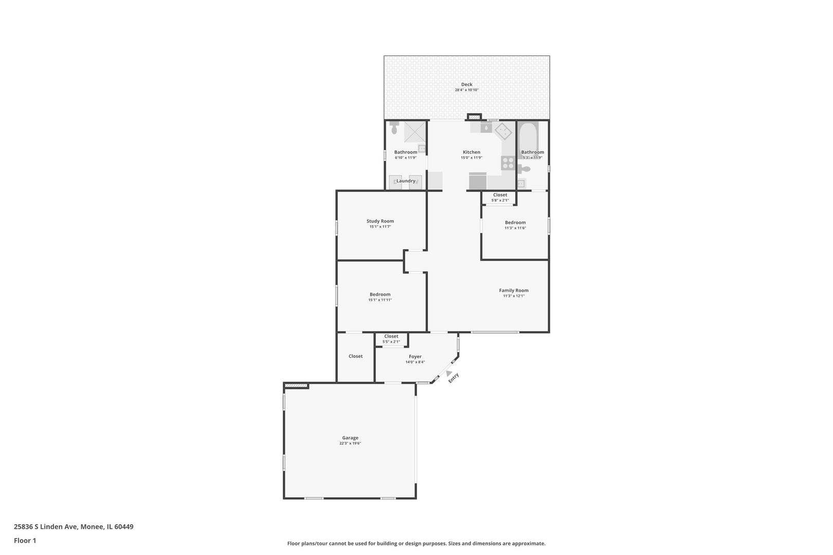 25836 S Linden Avenue, Monee, IL 60449