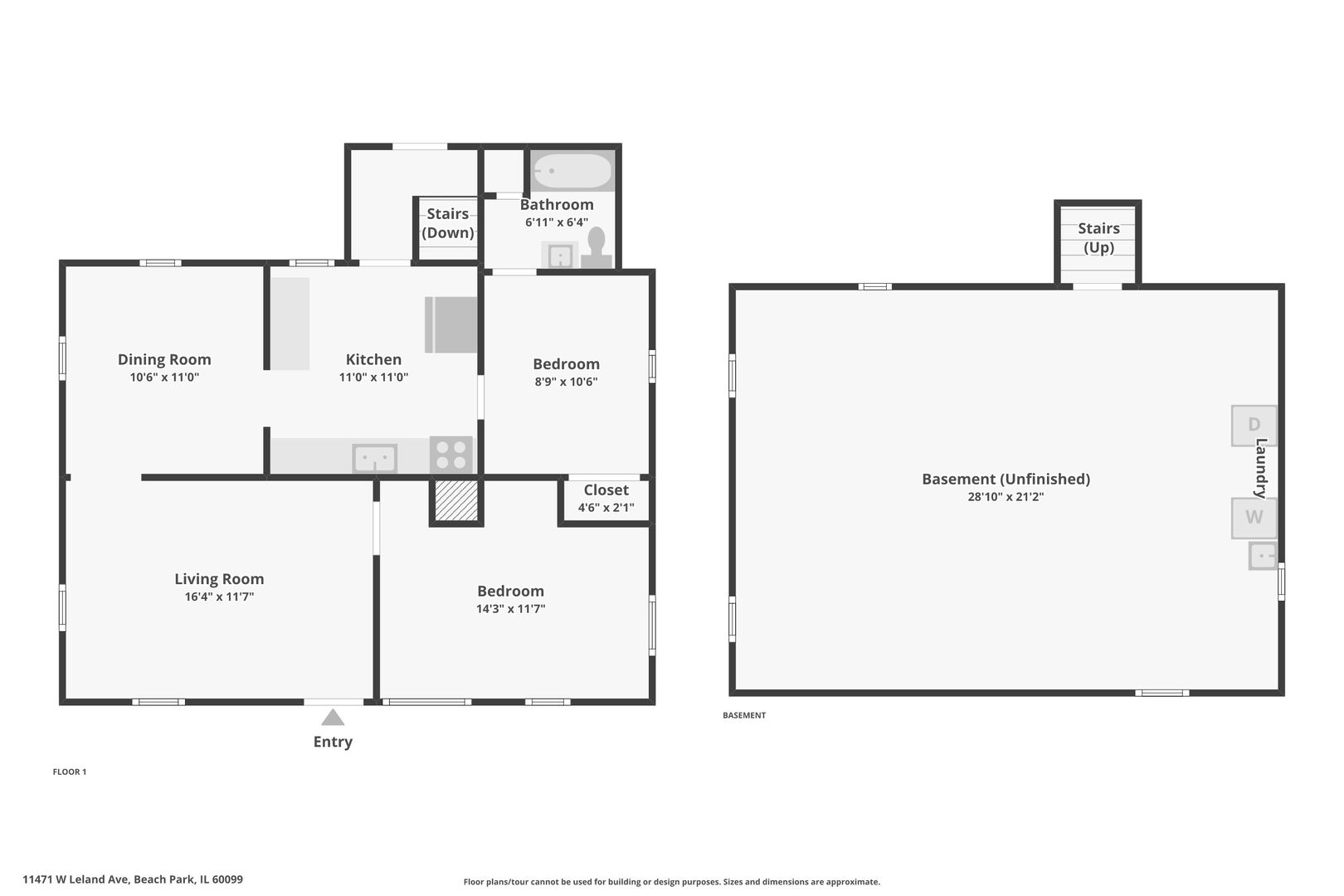 11471 W Leland Avenue, Beach Park, IL 60099