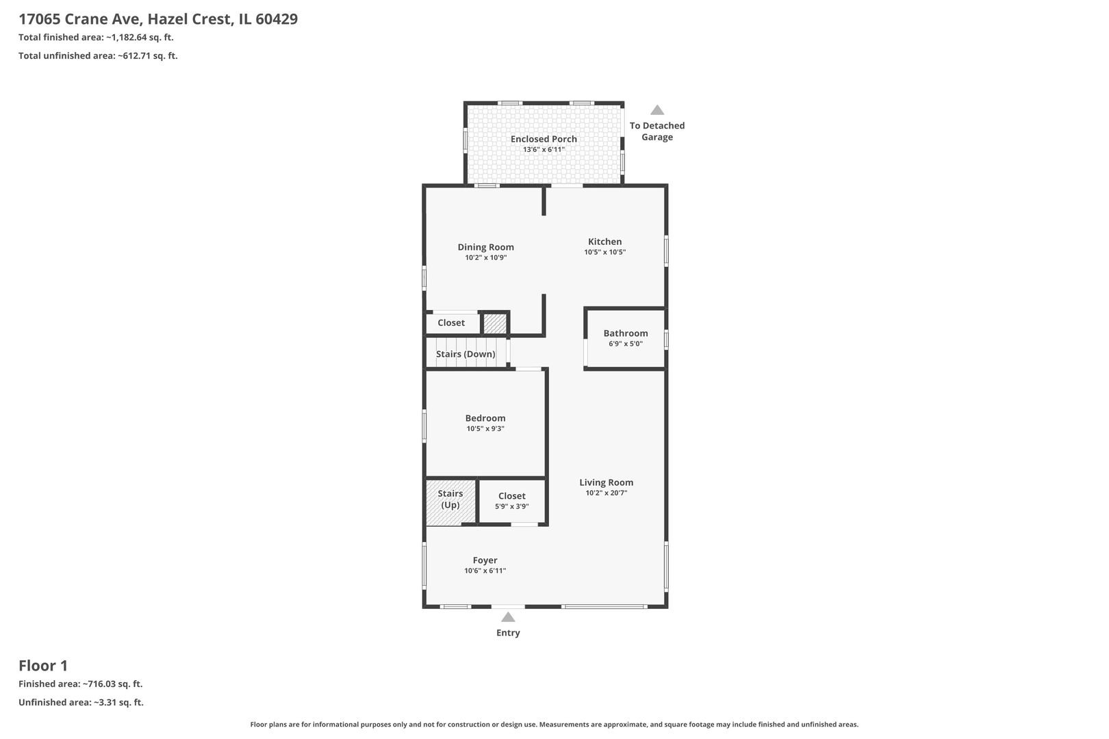 17065 Crane Avenue, Hazel Crest, IL 60429