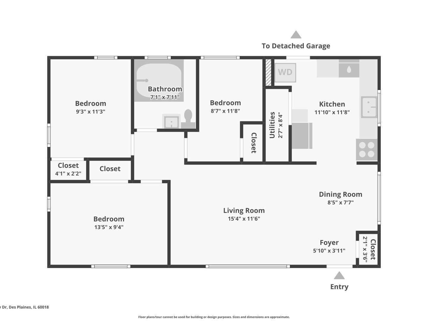 2124 Halsey Drive, Des Plaines, IL 60018