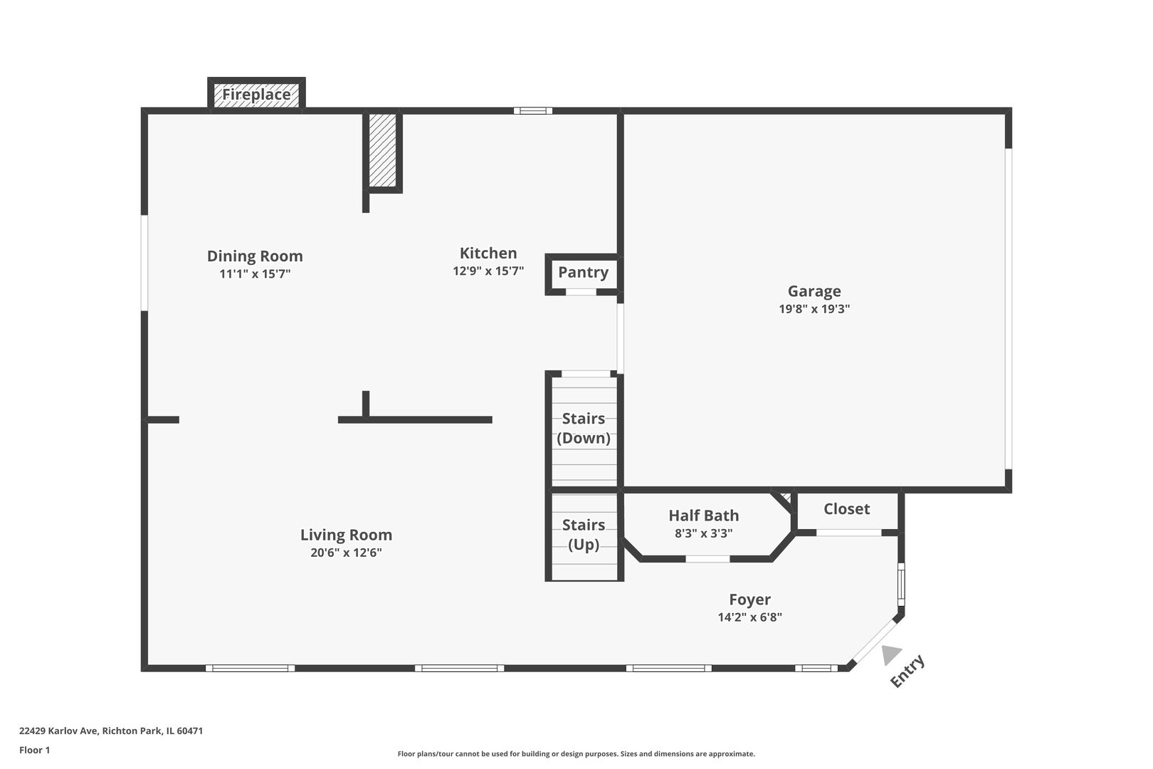 22429 KARLOV Avenue, Richton Park, IL 60471