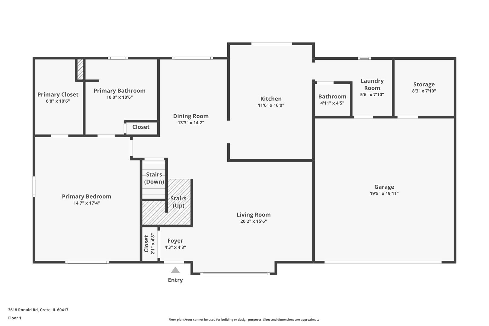 3618 Ronald Road, Crete, IL 60417