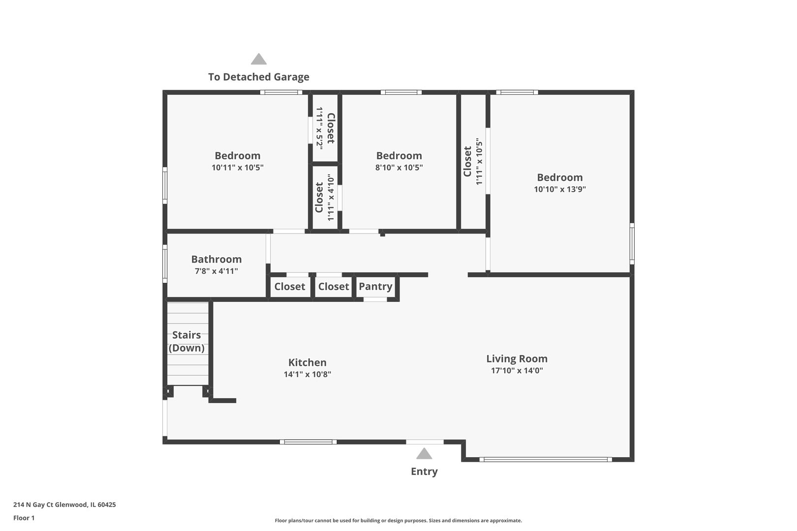 214 N Gay Court, Glenwood, IL 60425