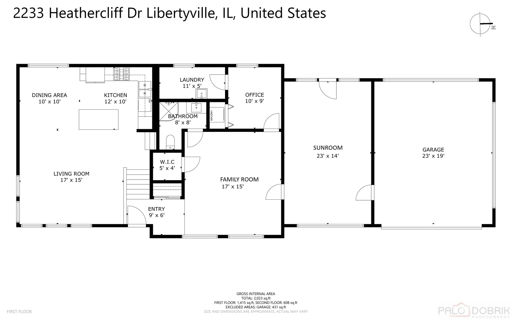 2233 Heathercliff Drive, Green Oaks, IL 60048