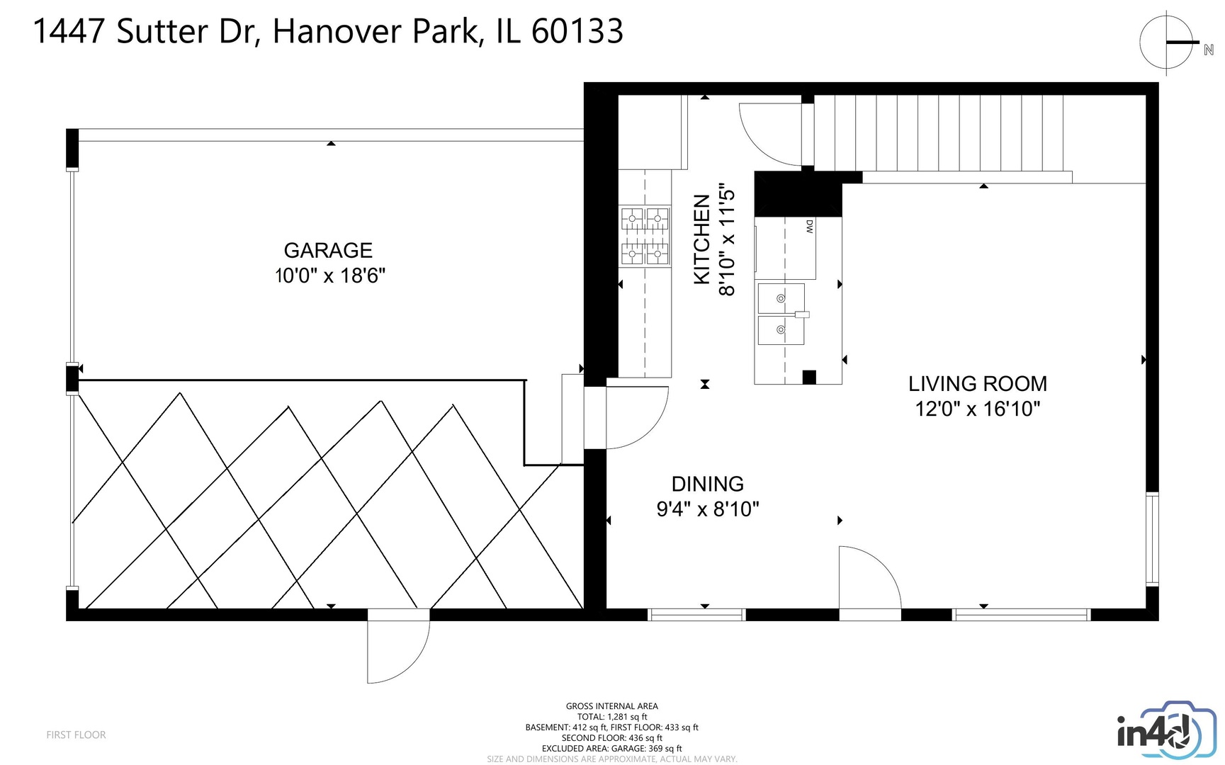 1447 SUTTER Drive, Hanover Park, IL 60133