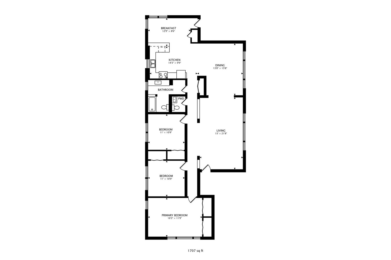 1108 Fortuna Avenue #2, Park Ridge, IL 60068