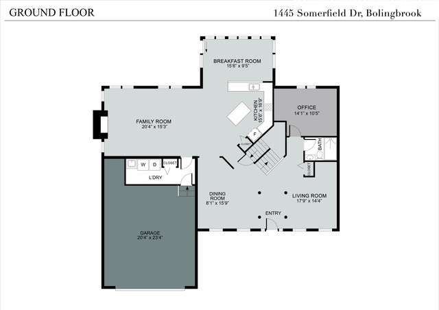 1445 SOMERFIELD Drive, Bolingbrook, IL 60490