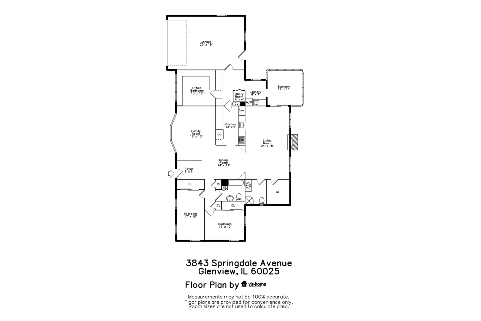 3843 Springdale Avenue, Glenview, IL 60025