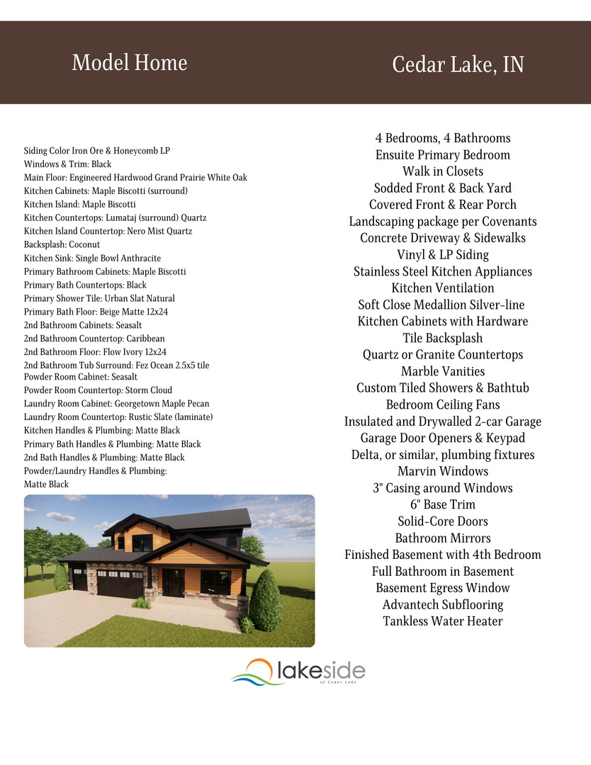 5833 W 134th Avenue, Cedar Lake, IN 46303