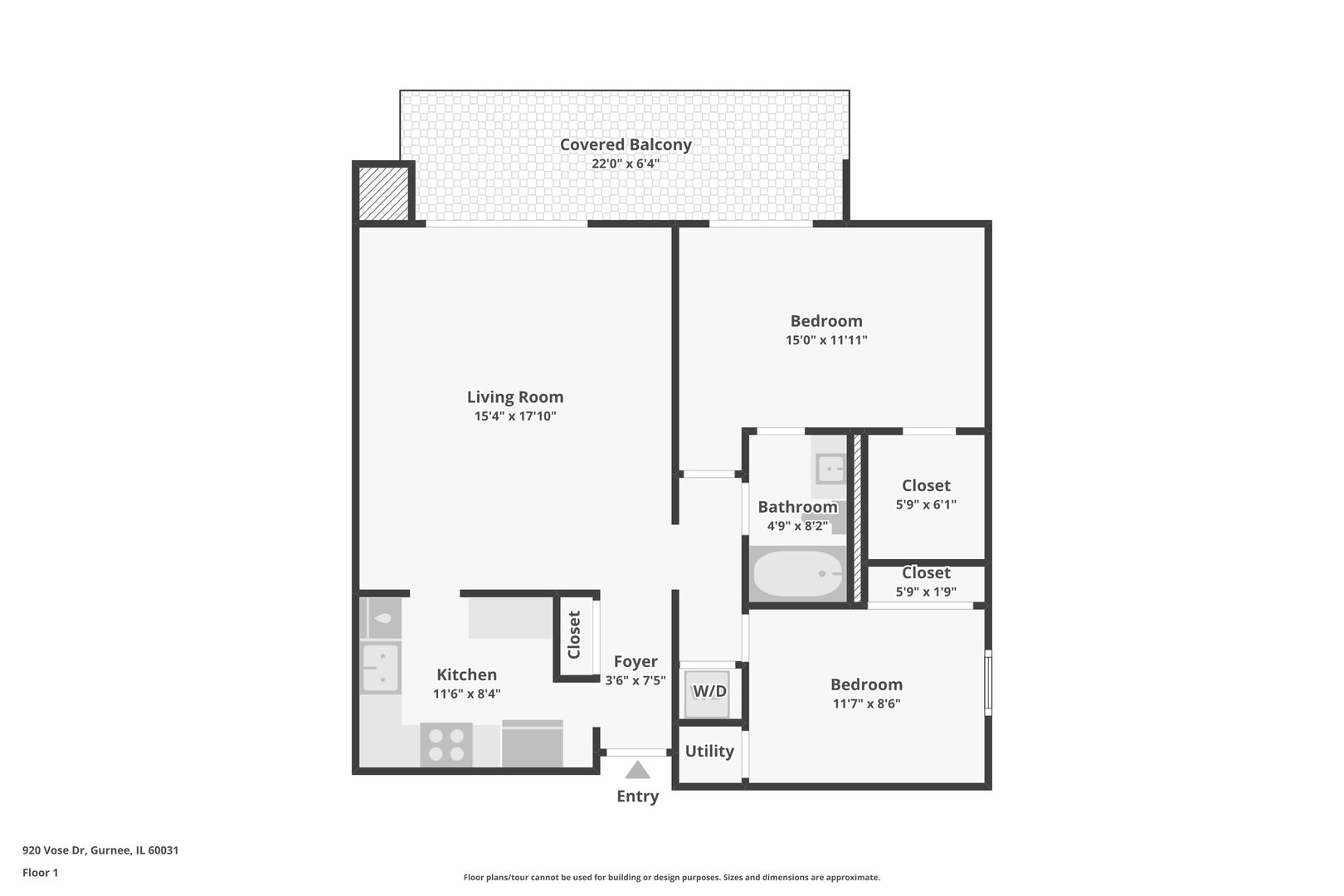 920 Vose Drive #106, Gurnee, IL 60031