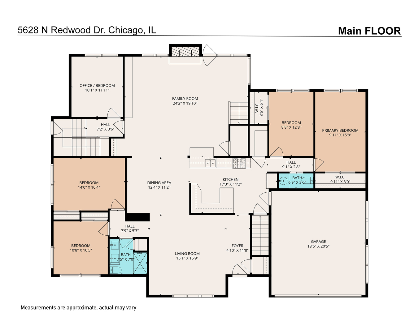 5628 N Redwood Drive, Norwood Park, IL 60631