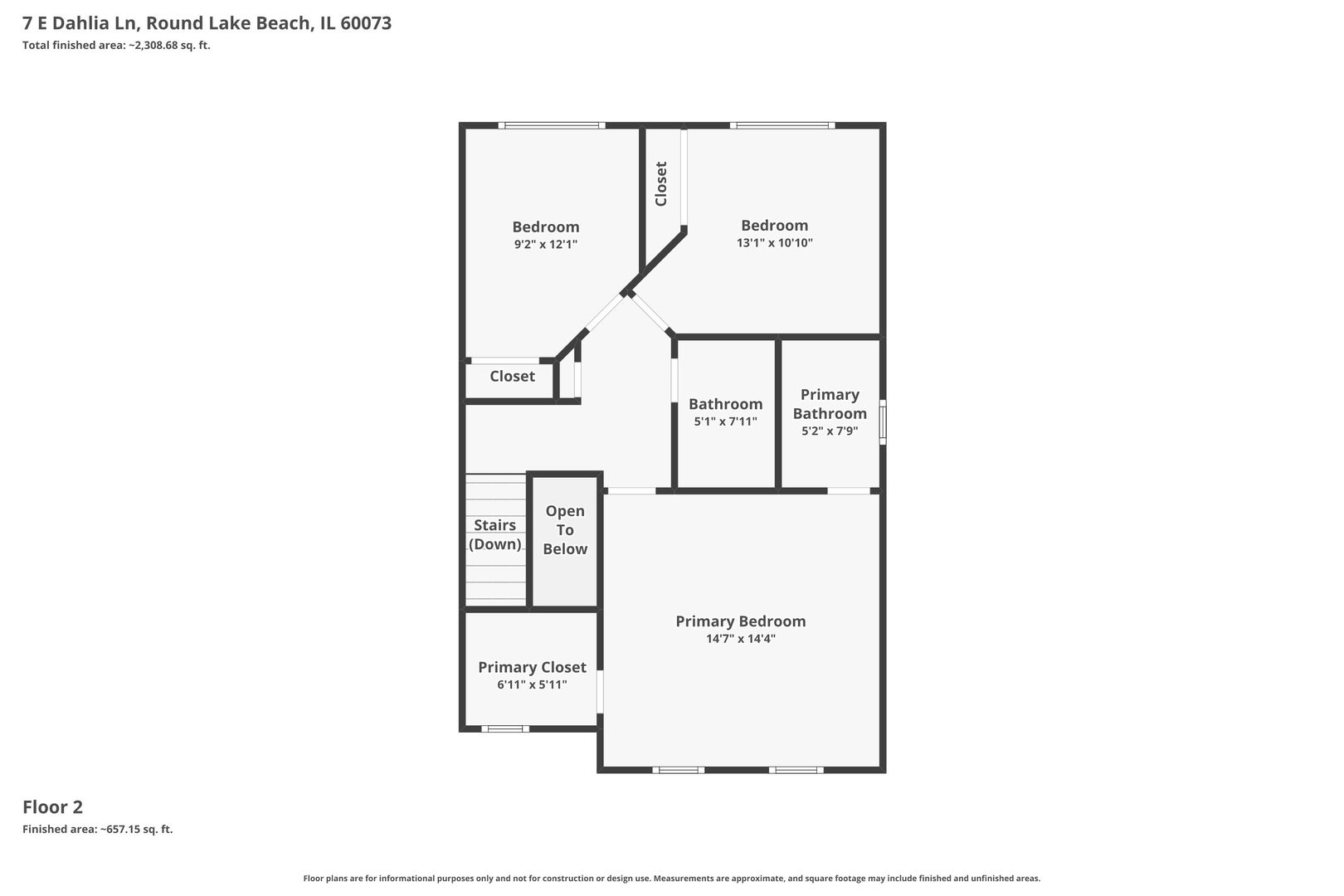 7 E Dahlia Lane, Round Lake Beach, IL 60073