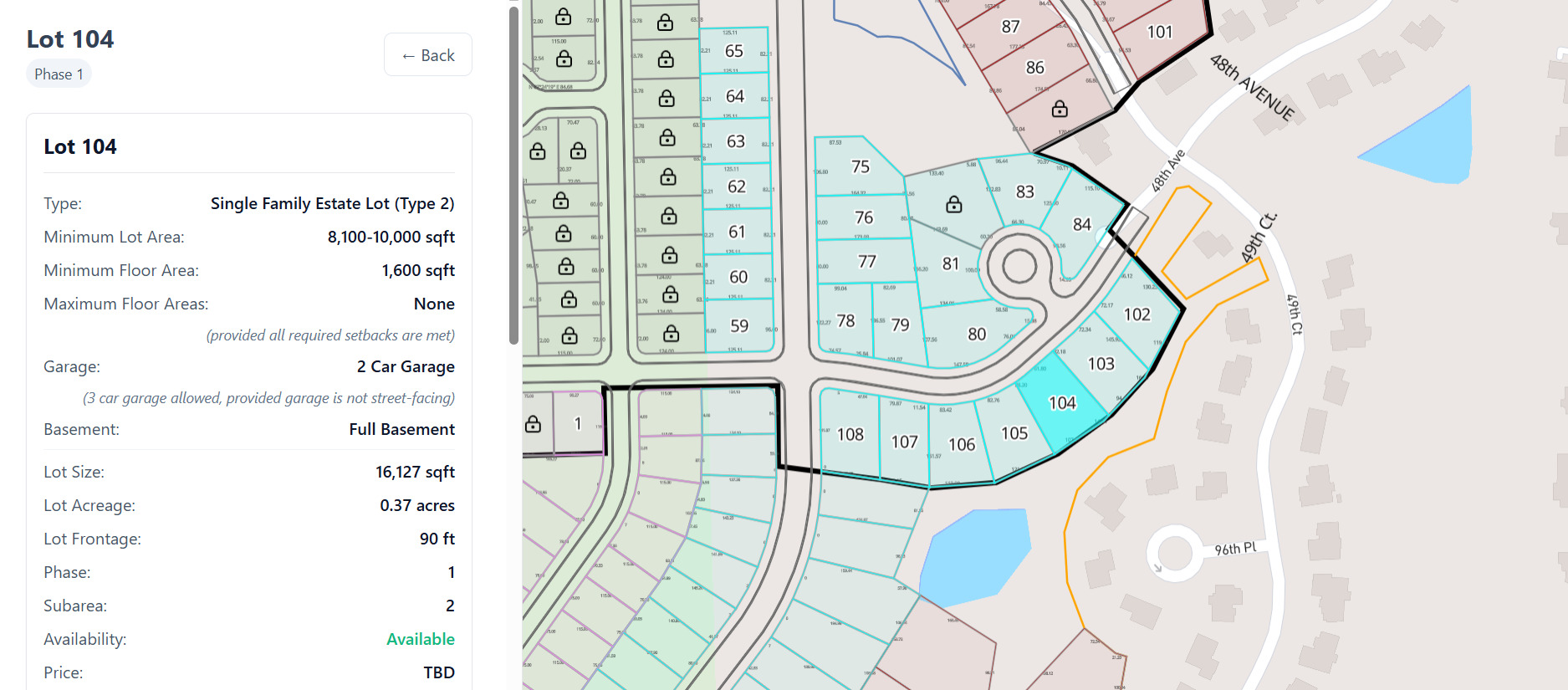 Lt 104 Highland Place, Pleasant Prairie, WI 53158