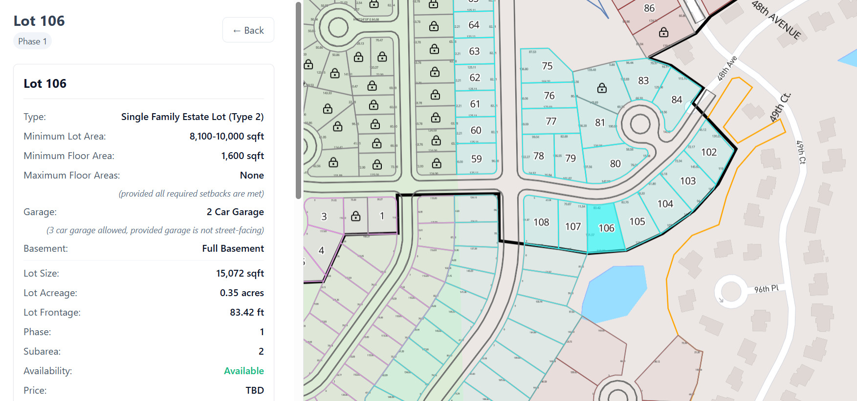 Lt 106 Highland Place, Pleasant Prairie, WI 53158