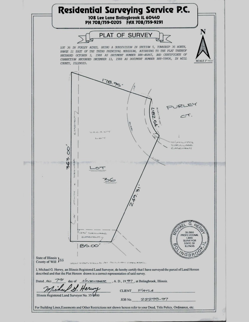 15450 W Purley Court, Homer Glen, IL 60491