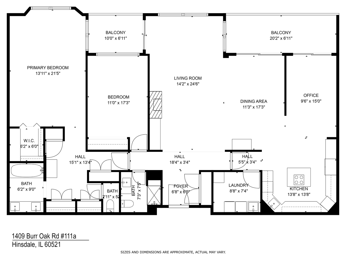 1409 Burr Oak Road #111A, Hinsdale, IL 60521