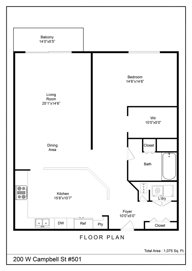 200 W Campbell Street #501, Arlington Heights, IL 60005